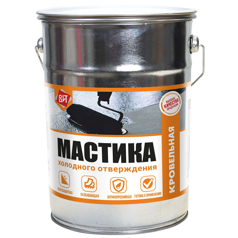 картинка Мастика холодного отверждения 4кг/3шт от базы строительно-отделочных материалов